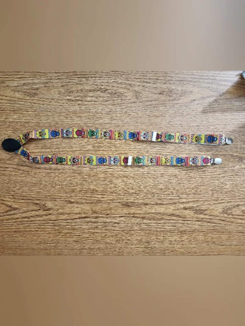 Multicolor Sugar Skull Glasses Chain - Vibrant Day of the Dead Design